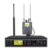 Système de monitoring intra-auriculaire sans fil stéréo en métal EIF PSM 900 pour les performances sur scène