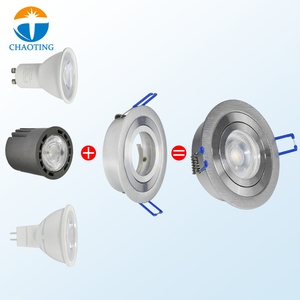 Die Cast nhôm tròn vuông lõm ceil đèn GU10 LED điểm xuống đèn với khung cho cửa hàng trang trí nội thất chiếu sáng - Product Image 6