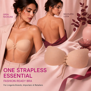 JOGOGO <span class=keywords><strong>Reggiseno</strong></span> Adesivo Invisibile <span class=keywords><strong>Senza</strong></span> Spalline <span class=keywords><strong>Push</strong></span>-<span class=keywords><strong>up</strong></span> Personalizzabile Sexy <span class=keywords><strong>Senza</strong></span> Cuciture - Product Image 1