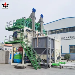 Customized portable mini double cement concrete batching and mixing plants with concrete pump