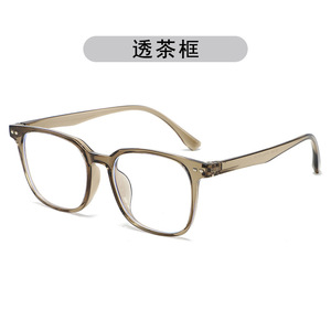SPOEN Montures de lunettes rectangulaires à monture complète anti-lumière bleue pour femmes, légères et tendance, avec verres transparents - Product Image 4