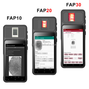 Günstigste 5-Zoll Industrie-<span class=keywords><strong>PDAs</strong></span> mit Biometrischem Fingerabdruckleser NFC 2D Barcode-Scanner Fingerabdruckscanner Handheld-Terminal PDA - Product Image 1
