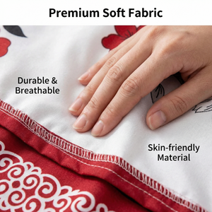 <span class=keywords><strong>ชุด</strong></span>เครื่องนอนพิมพ์ลายหรูหรา 12 ชิ้น พร้อมผ้าม่าน ปลอกหมอน ปลอกหมอนอิง-ผ้าปูที่<span class=keywords><strong>นอน</strong></span>โพลีเอสเตอร์ 100% ป้องกันรอยยับ - Product Image 4