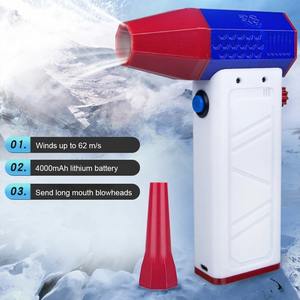 Ventilador de Mano con Motor sin Escobillas de 140000 RPM, Ventilador de Conducto Turbo Jet, Soplador de Aire Portátil de 52 M/S, Carga Tipo-C con Pantalla de Energía - Product Image 5