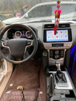 Écran tactile capacitif Android 2DIN intégré de 10,1 pouces, navigation GPS pour carte SD, système multimédia pour tableau de bord de Land Cruiser Prado