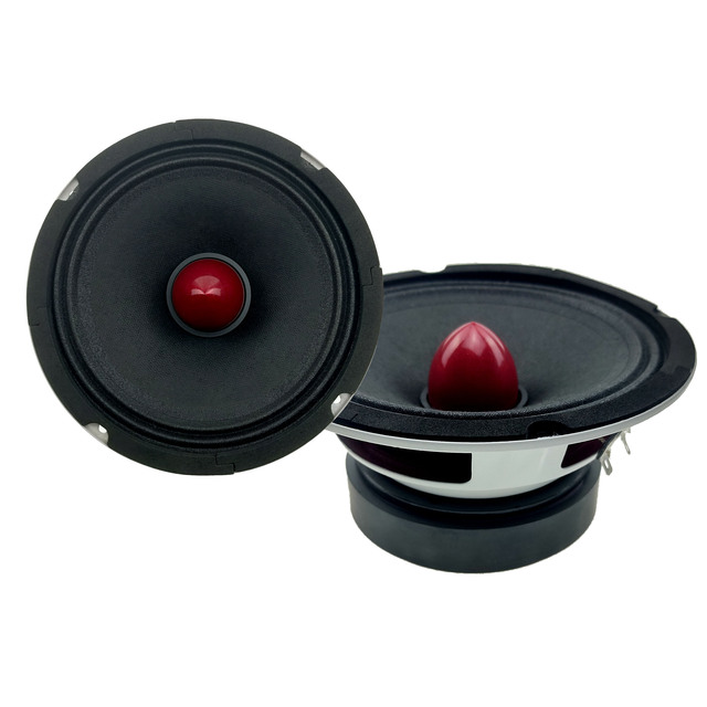MID-660 6.5 Inch Midrange Powerfull Red Bullet Big Ass High DB Loudspeaker