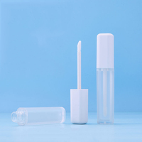 Carré QUANTITÉ MINIMALE DE COMMANDE 50pcs personnalisé Privé étiquette papier boîte gloss conteneur emballage vide personnalisé brillant à lèvres tubes et baguette