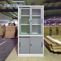 Armoire de classement métallique à portes coulissantes pour écoles, bibliothèques, bureaux, archives et stockage de documents – Fabrication chinoise