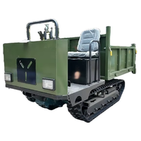 Prix usine Mini dumper chenillé Euro 5 CE EPA pour boue et routes accidentées avec levage hydraulique