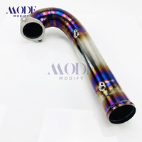 Tube de raccordement d'admission turbo en titane violet pour Honda Civic Type R FK8 2.0T K20C1 2017-2021