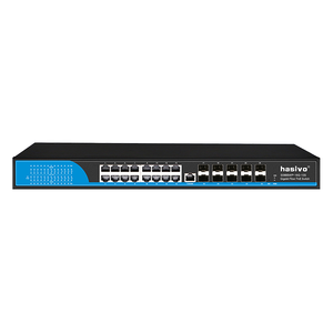8 16 cổng quản lý PoE <span class=keywords><strong>Ethernet</strong></span> chuyển đổi 300W Quản Lý chuyển đổi với 8 16 cổng 10/100/1000M RJ45 PoE 2 4 10 cổng SFP sợi - Product Image 6