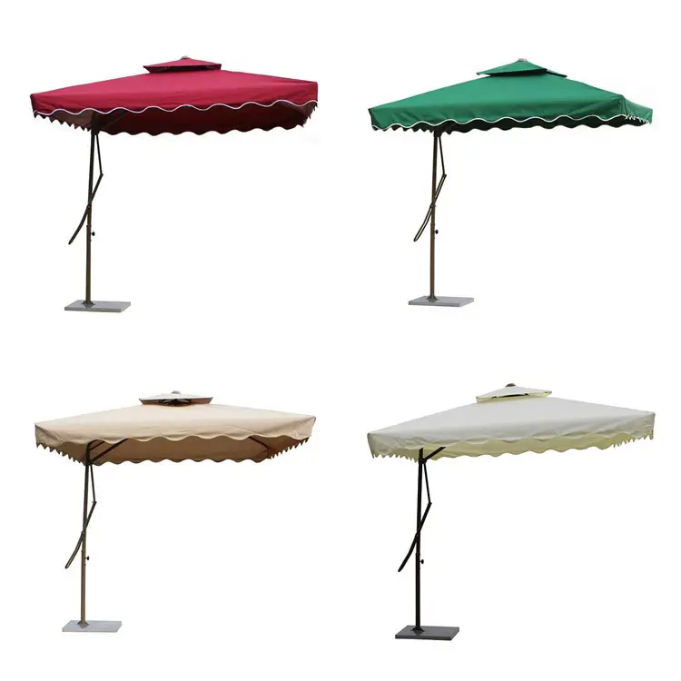 Ombrelloni solari a LED di fascia alta completamente, ombrelloni da sole per esterni con solare per ristorante/