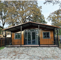 Maison préfabriquée en acier de 40 pieds avec plans de maison de 2 chambres à coucher Maison préfabriquée mobile en conteneur