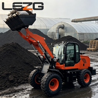Mini-chargeuse compacte diesel 4x4 articulée, couleur personnalisée, directement de l'usine, pour travaux agricoles et aménagement paysager
