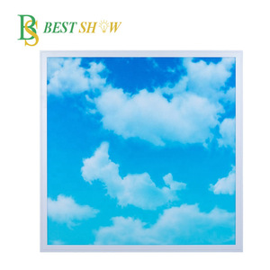 595X595 600X600 300X1200Mm 600X600Mm 600X1200Mm 36W 40W <span class=keywords><strong>48W</strong></span> Với Tấm Ảnh Trang Trí Bầu Trời Xanh <span class=keywords><strong>Led</strong></span> Tấm Trần Ánh Sáng - Product Image 4