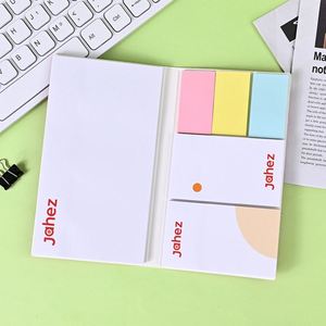 Blocs-notes adhésifs personnalisés pour l'école et le bureau, ensemble de carnets autocollants avec logo, couleur personnalisée, papier d'art 300 g/m² - Product Image 4