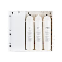 Sistema de Filtro de Agua por Ósmosis Inversa de 100 GPD para Debajo del Fregadero, Diseño Compacto, Purificador de Agua RO de 4 Etapas para Hogar y Hotel