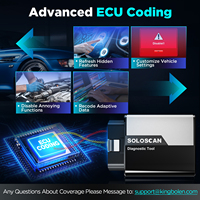 Lector DE CÓDIGO DE COCHE Kingbolen SoloScan para BMW OBD2 con codificación ECU actualización gratuita de por vida