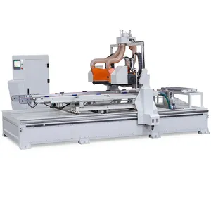 Automatic CNC Wood panel door four side edge saw machine for Square Sizing cutting wooden door