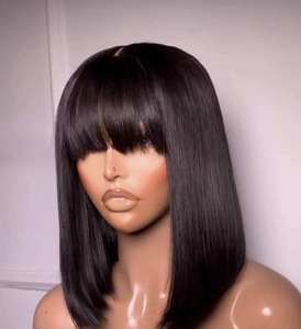 Parrucche KBL con Fascia <span class=keywords><strong>Bianca</strong></span> in Capelli Veri Grezzi Senza Colla, Parrucche Frontali in Pizzo HD di Capelli Umani, Ingrosso - Product Image 1