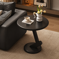 Table basse contemporaine en bois massif pour salon, côté canapé, chevet et balcon, avec rangement