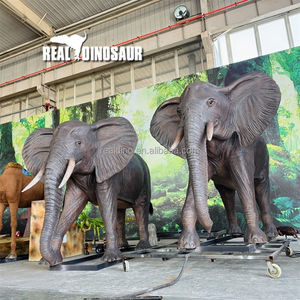 Estatua Robótica de Elefante Animatrónico de Tamaño Real para Parques Zoológicos - Product Image 5