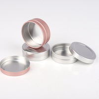 Boîte en aluminium personnalisée imprimée, boîte métallique avec couvercle pour thé, café, bougies, bonbons, emballage alimentaire, conteneur en gros pour coffret cadeau