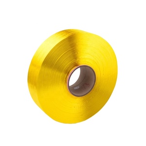 Vente en gros de bonne qualité 100% fil de filament de polyester 300D fil entièrement dessiné couleur FDY par <span class=keywords><strong>Dope</strong></span> teint pour corde - Product Image 1