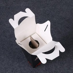 Cajas de comida para llevar negras, desechables, reciclables y biodegradables para pollo frito, <span class=keywords><strong>palomitas</strong></span> y papas fritas, ideales para restaurantes de comida rápida. - Product Image 6