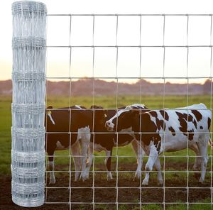 Clôture de ferme en acier galvanisé, maille tissée simple avec pliage, couleur personnalisable et durée de vie prolongée - Product Image 1