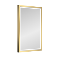 Miroir LED intelligent Miroir de salle de bain illuminé Miroir à interrupteur tactile