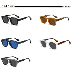 HBK Luxury Retro <strong>Sunglasses</strong> with TR90 Frame Square Acetate High <strong>Polarized</strong> Custom Lens for Men and Women This Summer - Product Image 5