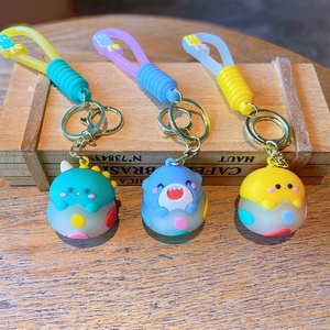 Bán buôn mới xuyên biên giới luminbous animalsl Keychain dễ thương kim loại mặt dây chuyền cho ba lô tùy chỉnh chủ chốt Aladdin đèn những người yêu thích - Product Image 4