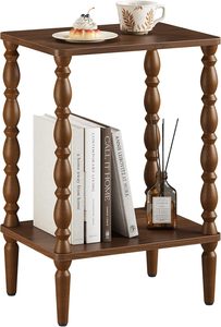 <span class=keywords><strong>Mesa</strong></span> <span class=keywords><strong>Auxiliar</strong></span> de <span class=keywords><strong>Madera</strong></span>, Rectangular, Ideal para Sala de Estar, Dormitorio o Espacios Pequeños, Decorativa - Product Image 2