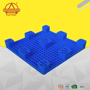 Pearl <strong>River</strong> 4-way Nine-leg Plastic Pallets 945945 Flat-type High-load-bearing Logistics Forklift Use 1000kg Dynamic Load - Product Image 3