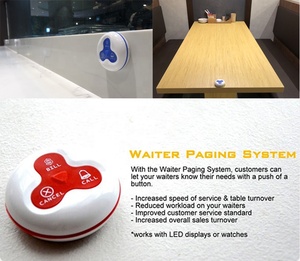 Trung Tâm Cuộc Gọi Bãi Biển Đặt Hàng Hệ Thống Nhắn Tin Pager Beeper Nhà Hàng Không Dây Bảng Buzzer Với Rung Động Và Ánh Sáng - Product Image 6