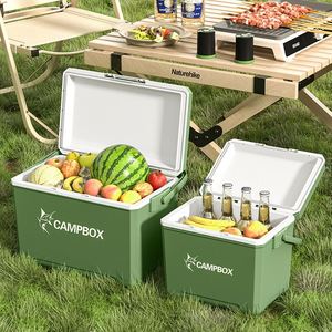 Wholesale Large Capacity Outdoor Camping <b>Cooler</b> <b>Box</b> Plastic <b>Ice</b> Bucket Car Portable Insulated Fresh-keeping Storage <b>Box</b> - Product Image 4