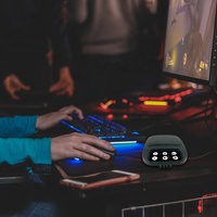 VOXFULL RCU03 Haut-parleur de conférence portable à 360 degrés avec microphone omnidirectionnel pour le bureau à domicile et les réunions en ligne