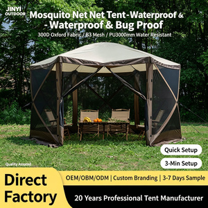 Outdoor Tail Cloth <b>Tent</b> Camping <b>Canopy</b> Multi-person Mesh Sunshade Quick Opening Portable - Product Image 5