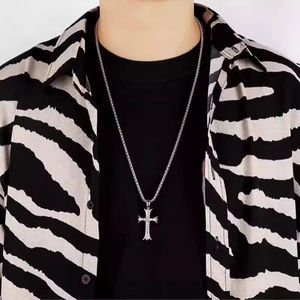 Trendy Hip-hop Jewelry Designable Rhinestone Cross Pendant Sweater <b>Chains</b> for <b>Men</b> Women - Product Image 6