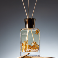 Diffuseur de parfum d'ambiance de luxe en feuille d'or pour la maison, aromathérapie, diffuseur parfumé pour la décoration de chambre, cadeau, prend en charge la personnalisation