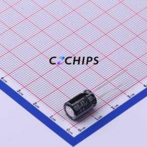 Condensateur électrolytique en aluminium à montage traversant 100PX47MEFC8X11.5, D8xL11.5mm 47uF 20% 100V 180mA-120Hz - Product Image 1