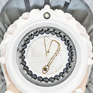 Cuentas Sueltas Talladas de Piedras Preciosas de Energía Terahertz Natural al por Mayor para Decoración del Hogar, Pulseras y Collares - Product Image 3