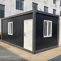 Maison conteneur FLKT en kit avec cuisine compacte et placards, maison préfabriquée modulaire en conteneur maritime, villa