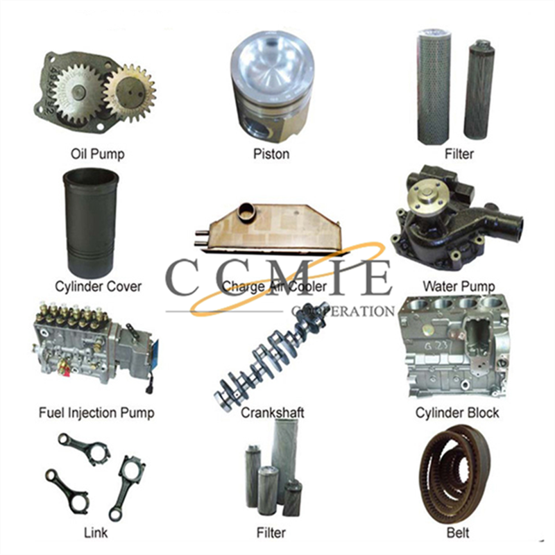 Reach Stacker Hydraulic Motor T0306054H Repair Kit 804302803 Foot Board T2302036H Reach Stacker Spare Parts