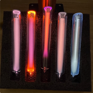Tube d'éclairage à gaz inertes scellé sur mesure (He/Ne/Ar/Kr/Xe/N₂), Station d'affichage lumineuse sans fil magnétique haute fréquence X38 - Product Image 5