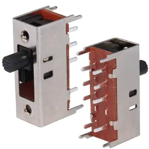 Fabrication électrique de diverses séries de dispositif de panneau PC SPDT interrupteur à glissière miniature