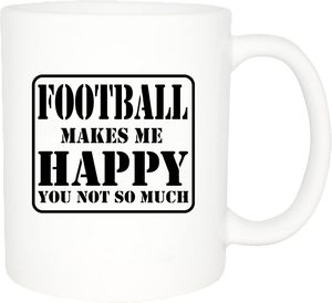 Tazza da Caffè Tattica Rogue River con Stampa Divertente a Tema Calcio, Adatta per Microonde e Lavastoviglie, Eco-Friendly, Mi Fai Felice, Non Tanto, Regalo Originale per Uomini - Product Image 3