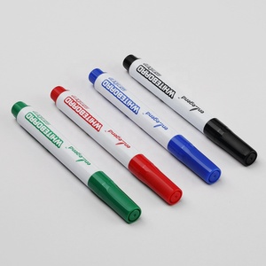 スリムバレルホワイトボードマーカーペンセット無毒で派手なカラー卸売クラシックスタイル黒インク詰め替え可能 - Product Image 2