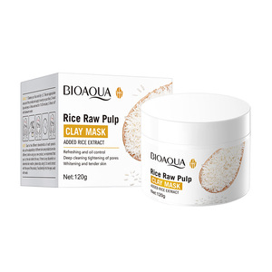 <span class=keywords><strong>Mascarilla</strong></span> <span class=keywords><strong>de</strong></span> Arcilla <span class=keywords><strong>de</strong></span> Pulpa <span class=keywords><strong>de</strong></span> <span class=keywords><strong>Arroz</strong></span> <span class=keywords><strong>BIOAQUA</strong></span> 120g, Limpieza Profunda Facial, Control <span class=keywords><strong>de</strong></span> Grasa, Exfoliante, Reduce Poros, Blanqueadora, Suavizante - Product Image 5